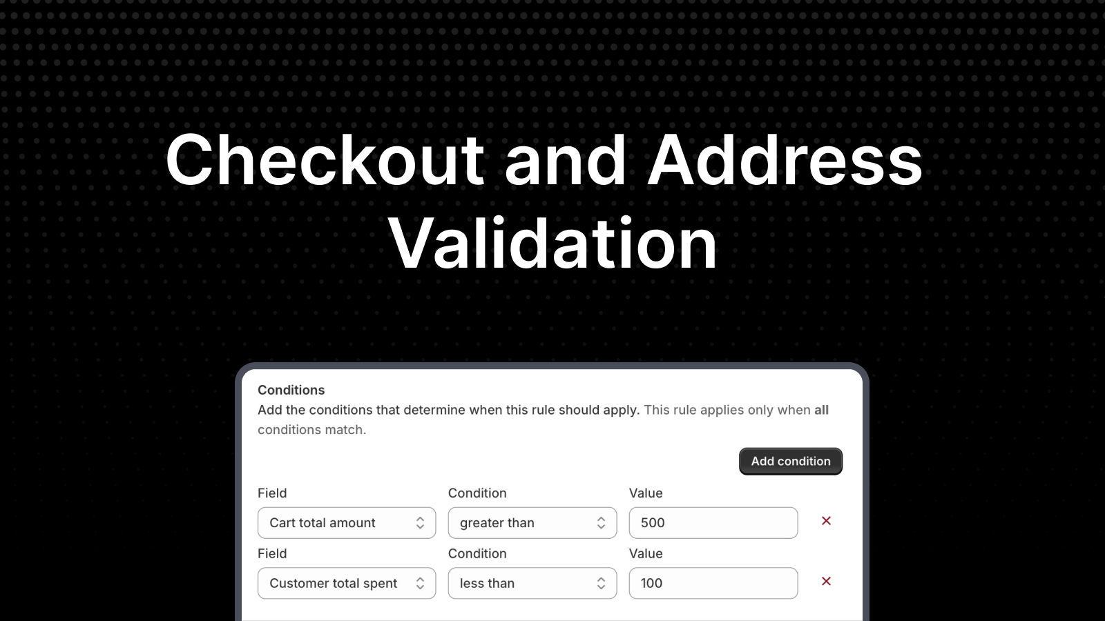 Checkout Warden ‑ Address Validator